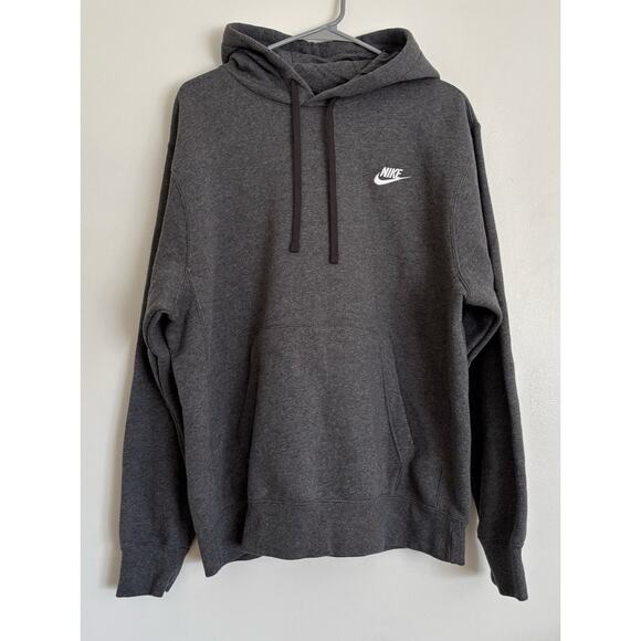Nike Other - Dark Grey Nike Men's Cotton Hoodie Sweatshirt M